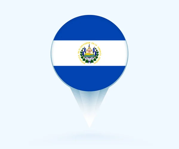 Map Pointer Flag Salvador — Vector de stock