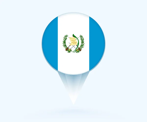 Map Pointer Flag Guatemala — Vector de stock