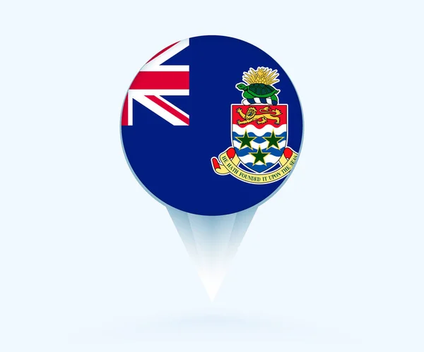 Map Pointer Flag Cayman Islands — ストックベクタ