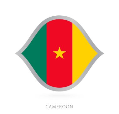Cameroon national team flag in style for international basketball competitions.