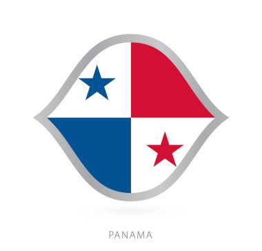 Panama national team flag in style for international basketball competitions.
