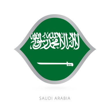 Saudi Arabia national team flag in style for international basketball competitions.