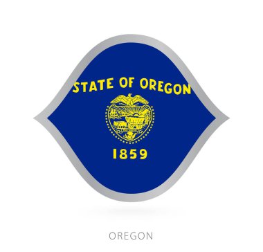 Oregon national team flag in style for international basketball competitions.