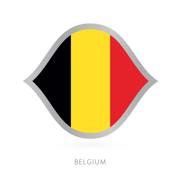 Belgium National Team Flag Style International Basketball Competitions — Stock vektor