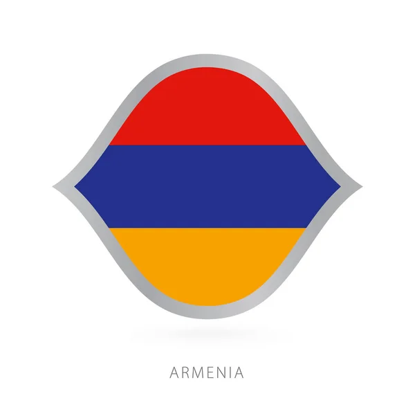 Armenia National Team Flag Style International Basketball Competitions — Vector de stock