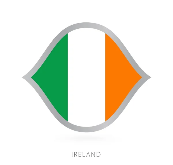 Ireland National Team Flag Style International Basketball Competitions — Stock vektor