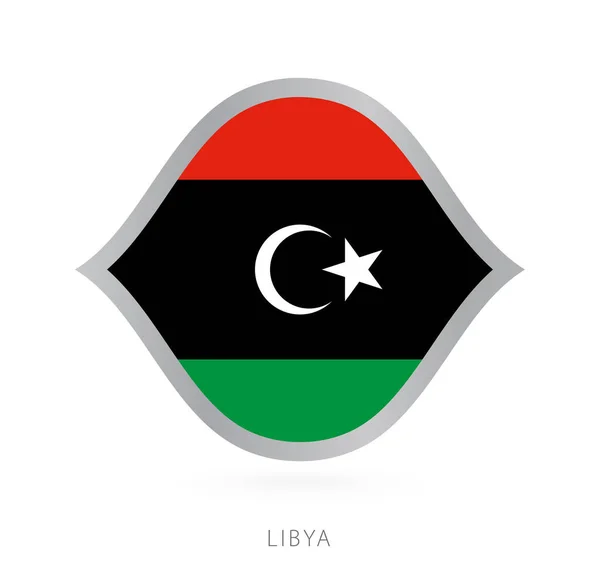 Libya National Team Flag Style International Basketball Competitions — Wektor stockowy