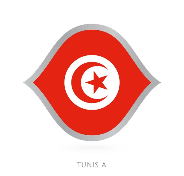 Tunisia National Team Flag Style International Basketball Competitions — Stockvektor