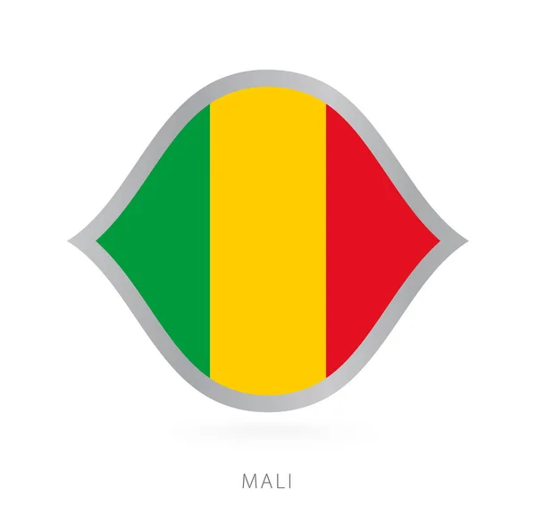 Mali National Team Flag Style International Basketball Competitions — 图库矢量图片