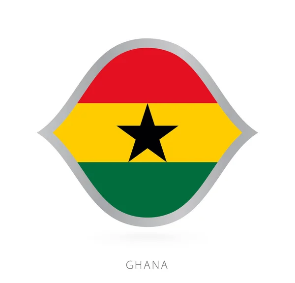 Ghana National Team Flag Style International Basketball Competitions — 图库矢量图片