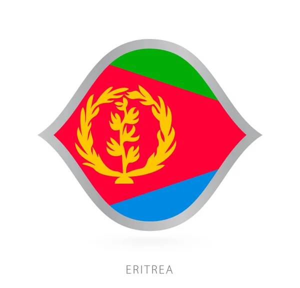 Eritrea National Team Flag Style International Basketball Competitions — Vetor de Stock