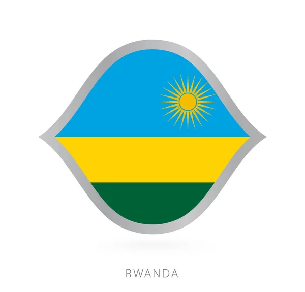 Rwanda National Team Flag Style International Basketball Competitions — Stock vektor