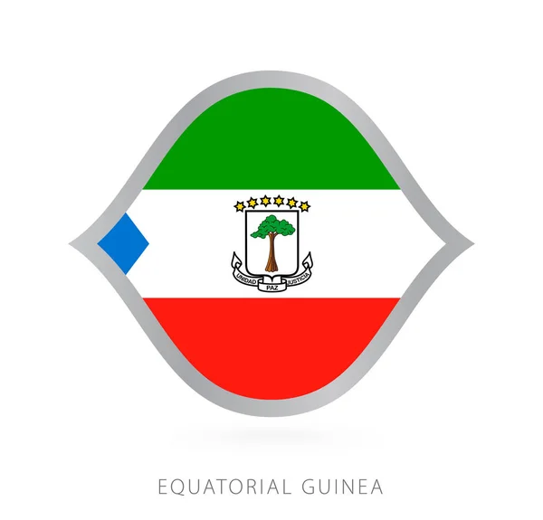 Equatorial Guinea National Team Flag Style International Basketball Competitions — стоковий вектор