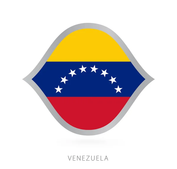 Venezuela National Team Flag Style International Basketball Competitions — стоковый вектор