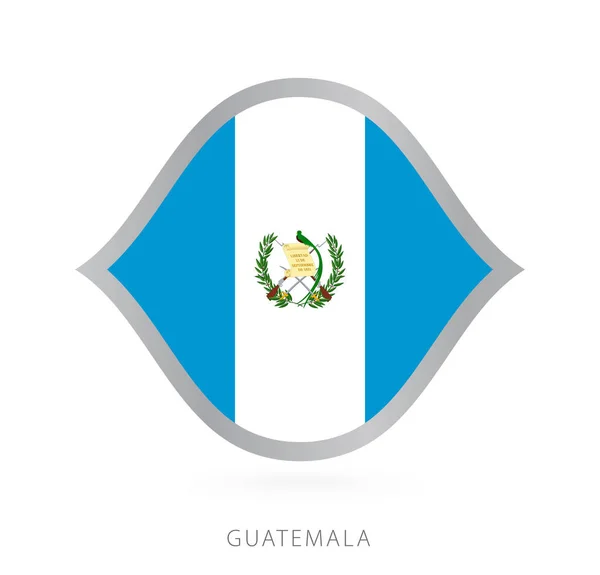 Guatemala National Team Flag Style International Basketball Competitions — Vector de stock
