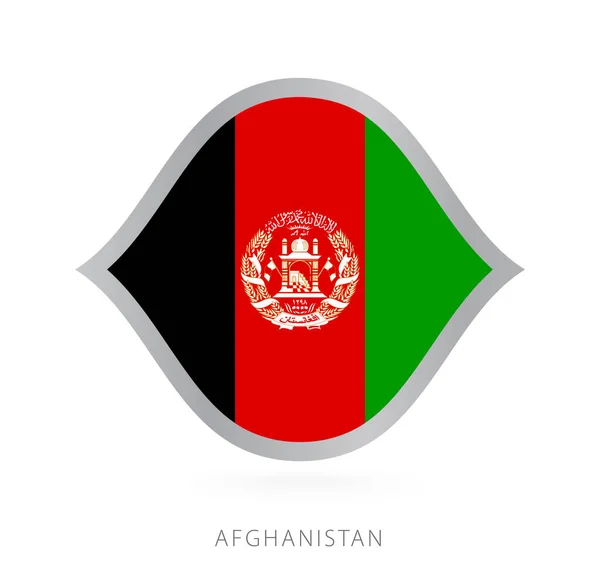 Afghanistan National Team Flag Style International Basketball Competitions — Stock Vector