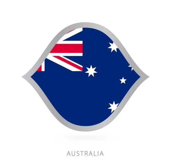 Australia National Team Flag Style International Basketball Competitions — Wektor stockowy