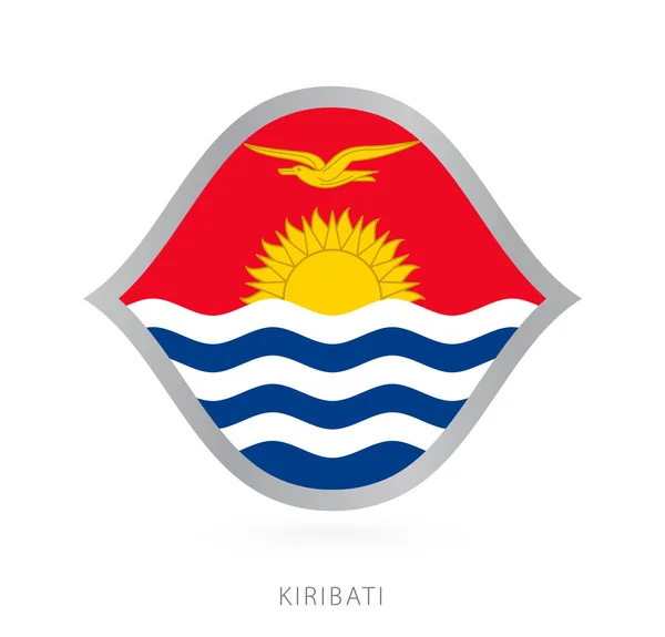 Kiribati National Team Flag Style International Basketball Competitions — ストックベクタ