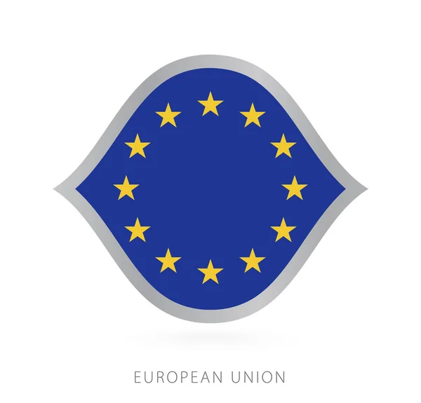 European Union National Team Flag Style International Basketball Competitions — Image vectorielle