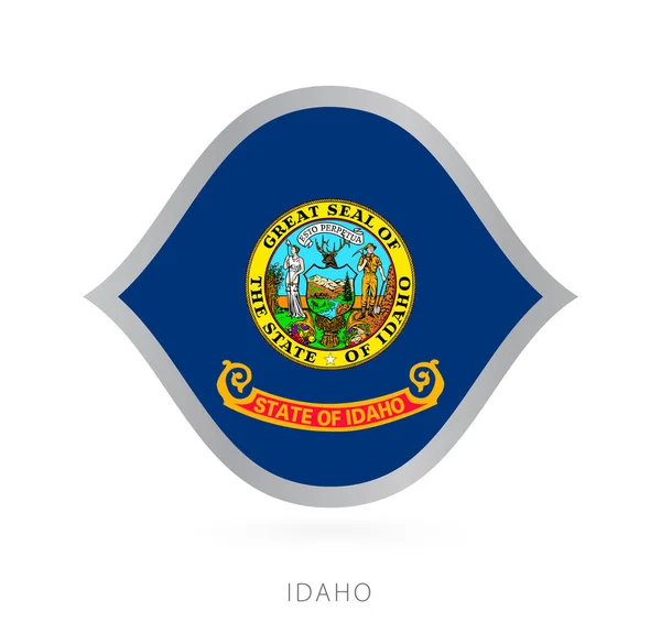 Idaho National Team Flag Style International Basketball Competitions — Stockvector