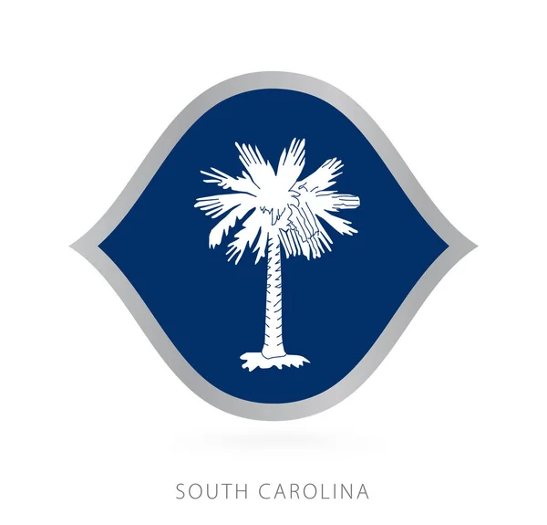 South Carolina National Team Flag Style International Basketball Competitions — Wektor stockowy
