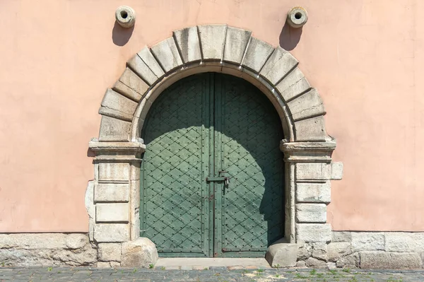 Las Puertas Ciudad Del Viejo Lviv Ucrania Puertas Auténticas Originales —  Fotos de Stock