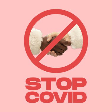 Çağdaş sanat kolajı, tebrik kartı tasarımı, poster. Tatil kavramı, parti, 2022 Yeni Yıl ve Mutlu Noeller