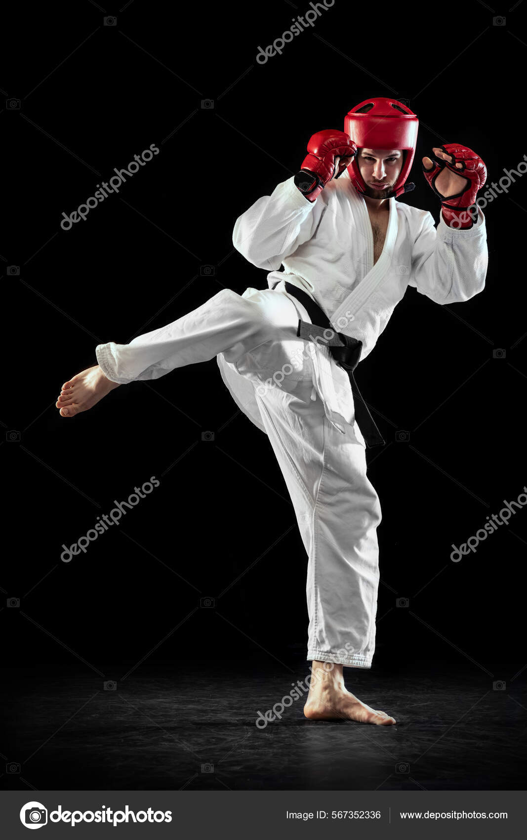 White/Black Dobok - Taekwondo