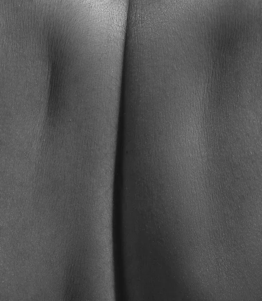 Zpět. Detailní struktura lidské ženské kůže. Uzavřete část ženského těla. Péče o pleť, péče o tělo, zdravotní péče, hygiena a medicína. Makro fotografie — Stock fotografie