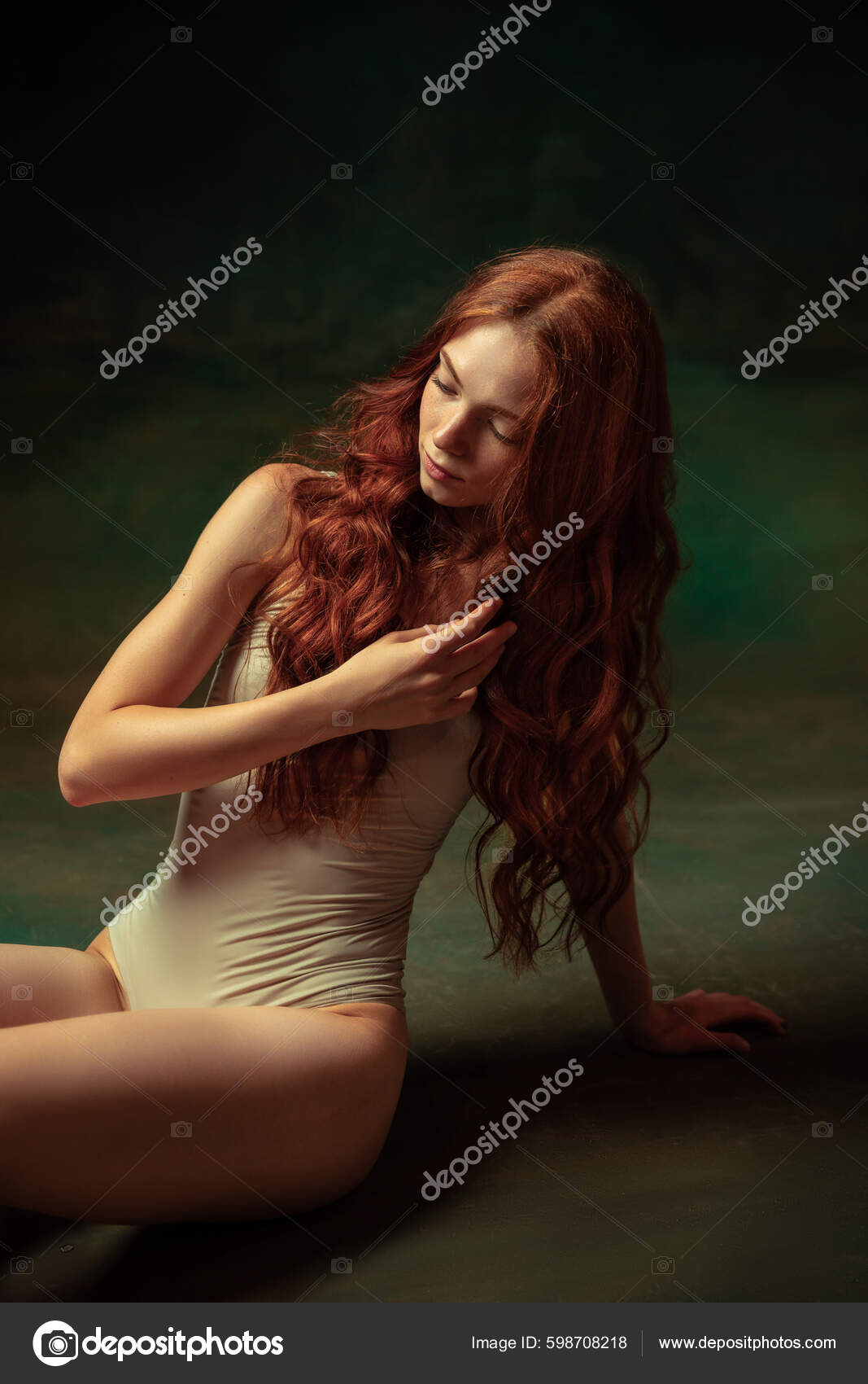 redhead nudist teen Young Attractive Redhead Girl Long Curly Hair Wearing Nude Color — Stock  Photo © vova130555@gmail.com #598708218