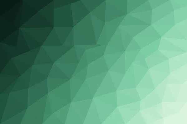 Низкий Поли Градиент Зеленый Белый Абстрактный Фон — стоковое фото