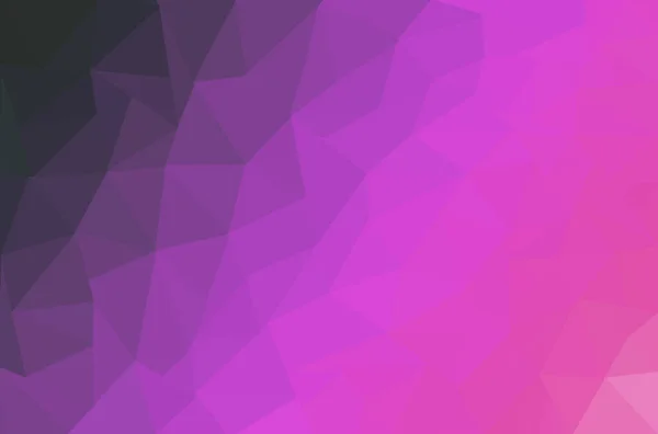 Low Poly Gradient Black Pink Abstract Background — Stock Photo, Image