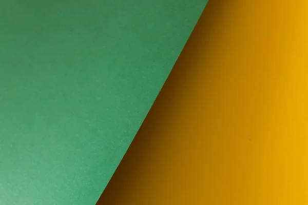 Verde Amarelo Diagonalmente Dividido Fundo — Fotografia de Stock