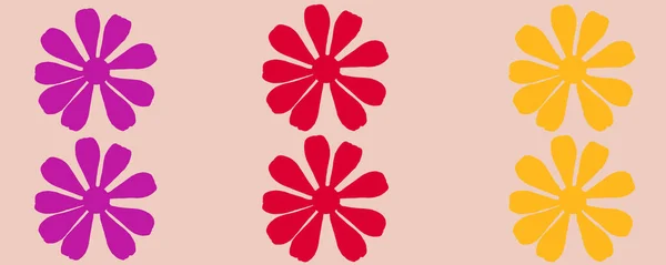 Draufsicht Muster Gesetzt Drei Farbschatten Zinnia Blume Blüte Blüte Isoliert — Stockfoto