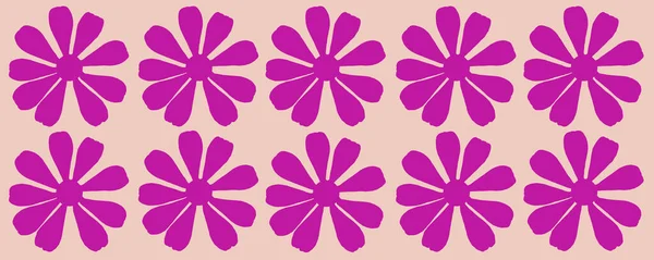 Вид Сверху Шаблон Установить Фиолетовый Цвет Тени Цветок Циннии Цветок — стоковое фото