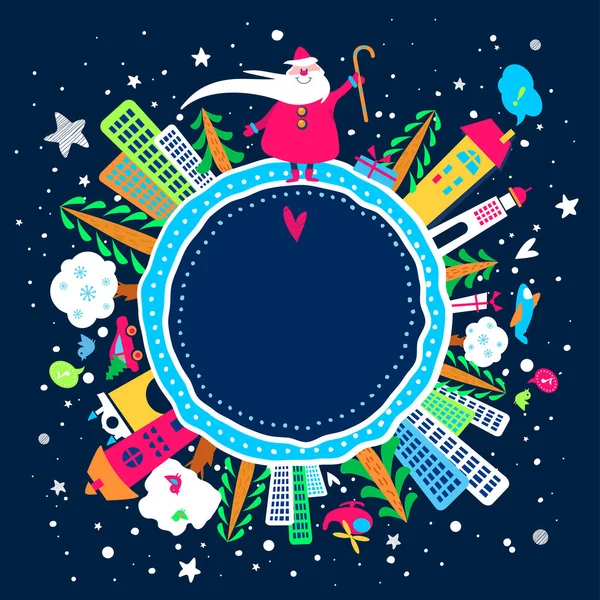 Merry Christmas Vector Illustration — Stock Vector