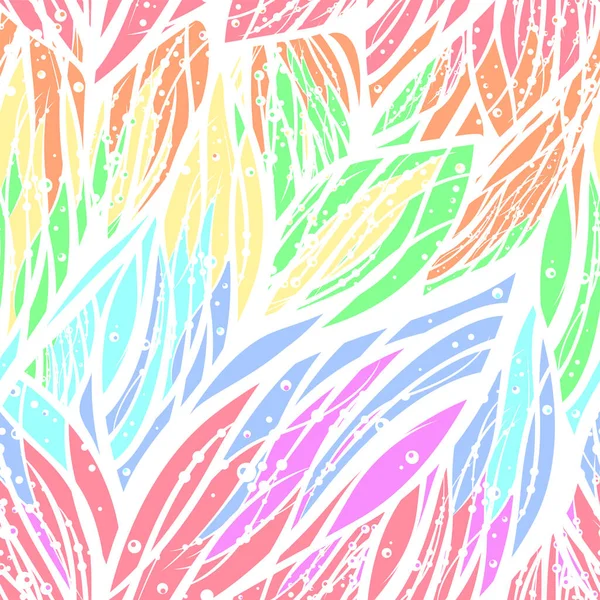 虹色のシームレスなパターン — ストックベクタ