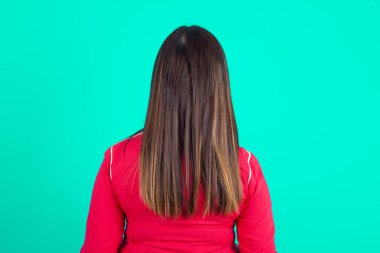 Bir kadın stüdyo çekiminin arka planı..