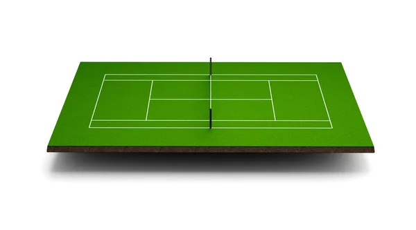 Court Tennis Isolé Illustration — Photo