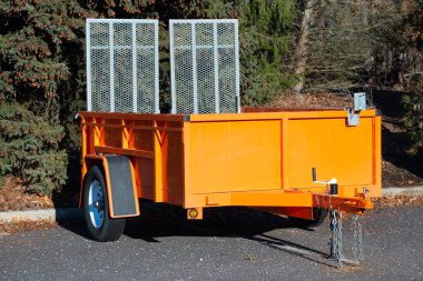 Araba çeliği römorkları açık metal tekerlek rengi görüntü