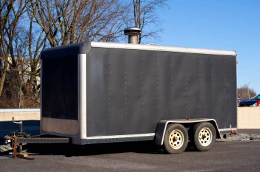 mobbil trailers car vehicle outdoor day metal