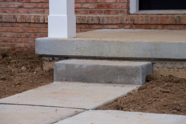 Geliştirme firmasının beton inşaatı