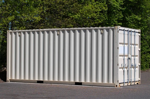 Industrial Storage Containers Export Metal Transport Heavy Stock Picture