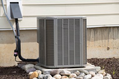 Yüksek verimli modern AC-ısıtıcı ünitesi, enerji tasarrufu çözeltisi dikey soğutma koşullandırıcısı
