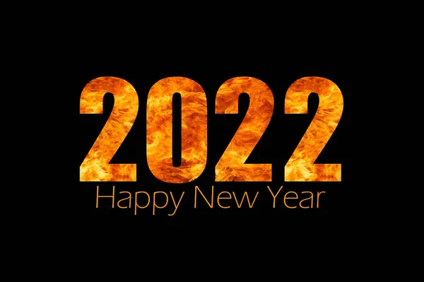 2022年新年的问候 — 图库照片