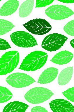 Yeşil Tonlar - soyut yaprak arkaplan