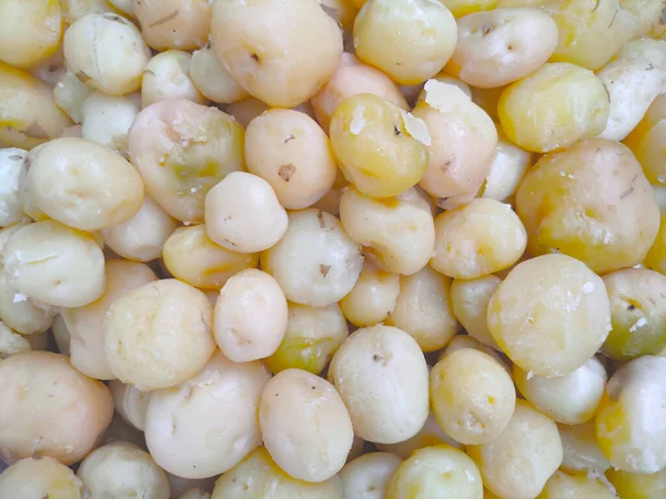 Descascado Batatas Fervidas — Fotografia de Stock