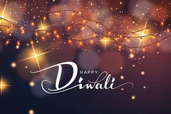 Celebración Del Festival Diwali Con Fuegos Artificiales —  Fotos de Stock