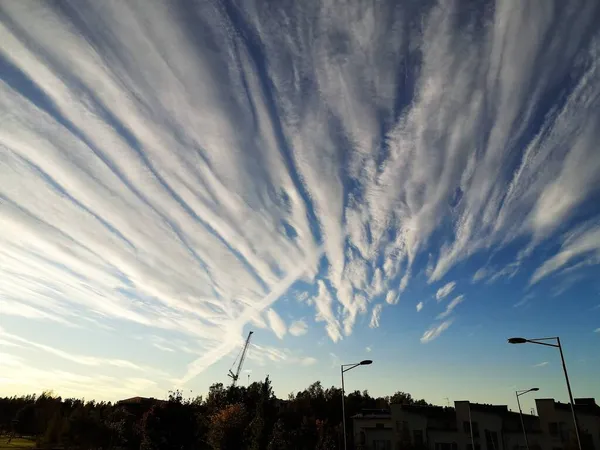 Schöner Himmel Finnland 2021 — Stockfoto