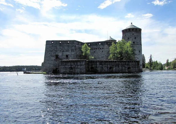 Olavinlinna Kastély Finn Nemzeti Múzeum — Stock Fotó